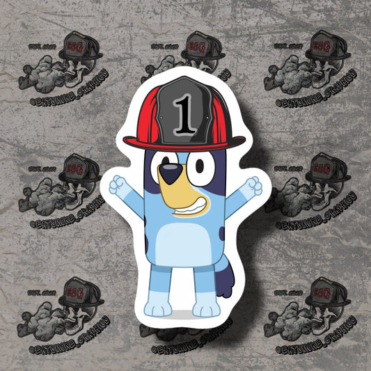 Firefighter BLUEY!